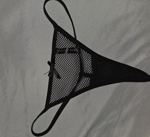 Violets Fishnet Thong from Photoset
