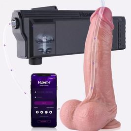 Ejaculating Dildo with Cum Launcher