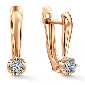 Gold earrings