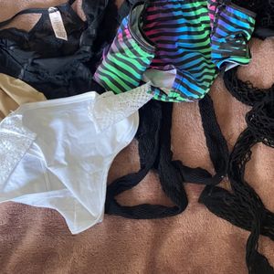Panties and fishnets