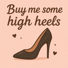 Buy me some high heels