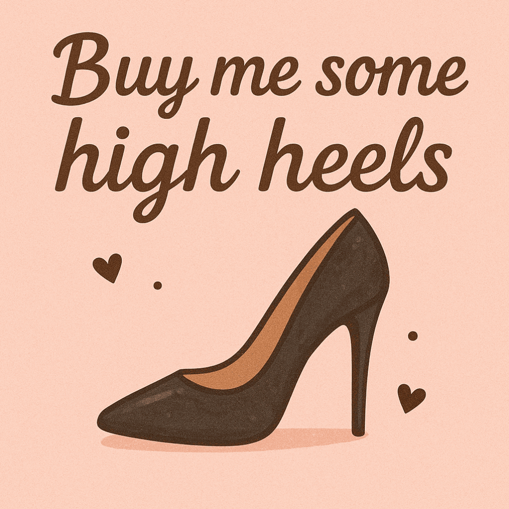 Buy me some high heels
