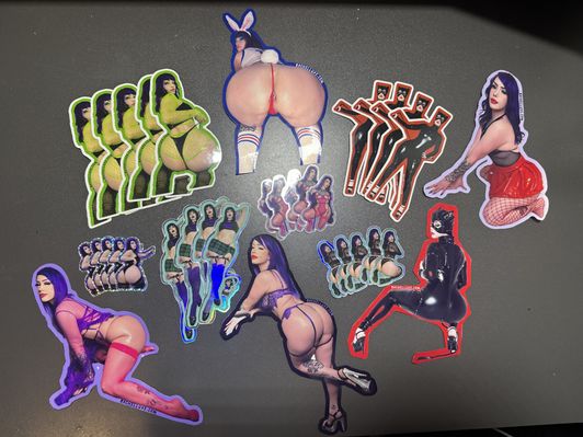 Glossy and sparkly Stickers