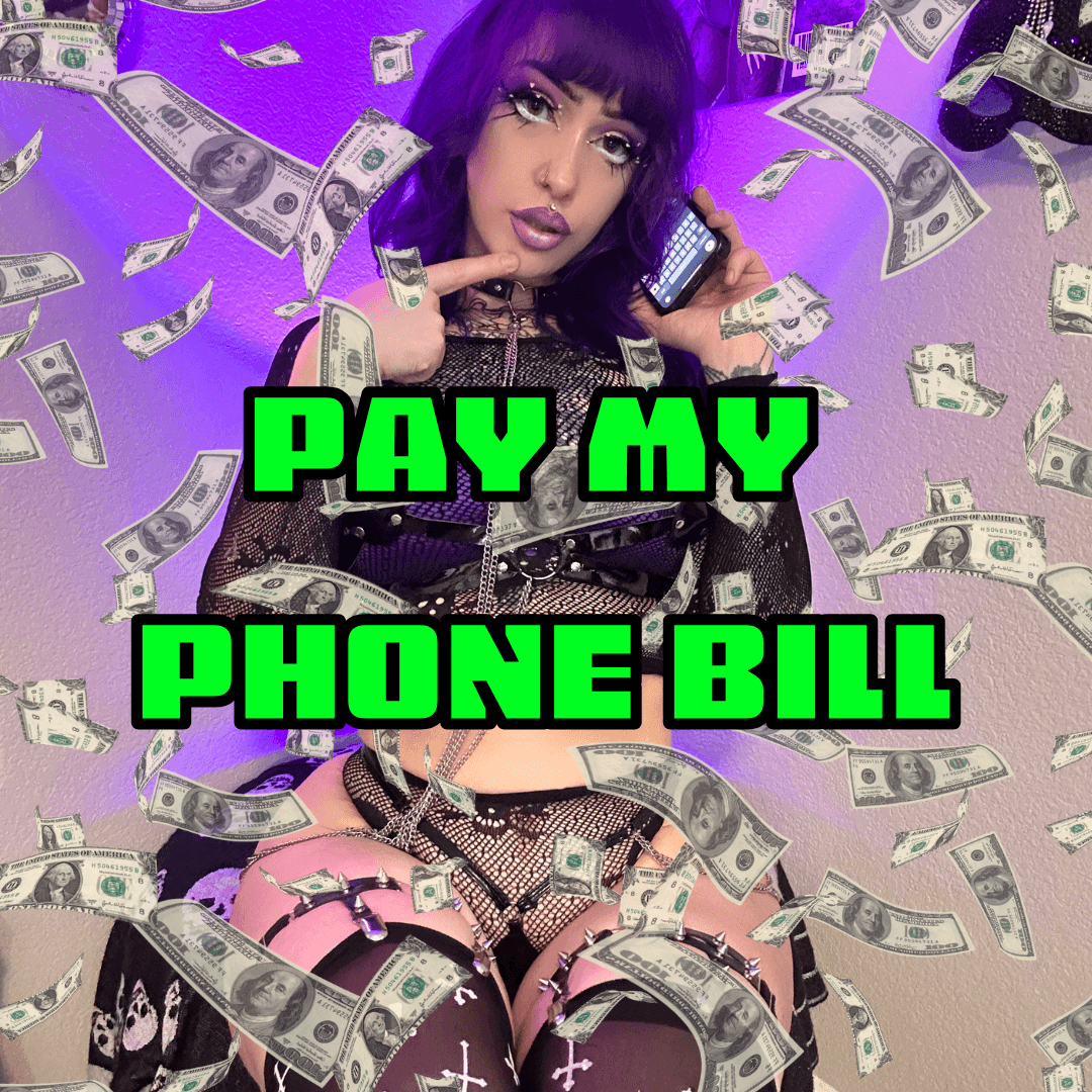 Pay for my Phone Bill Findom