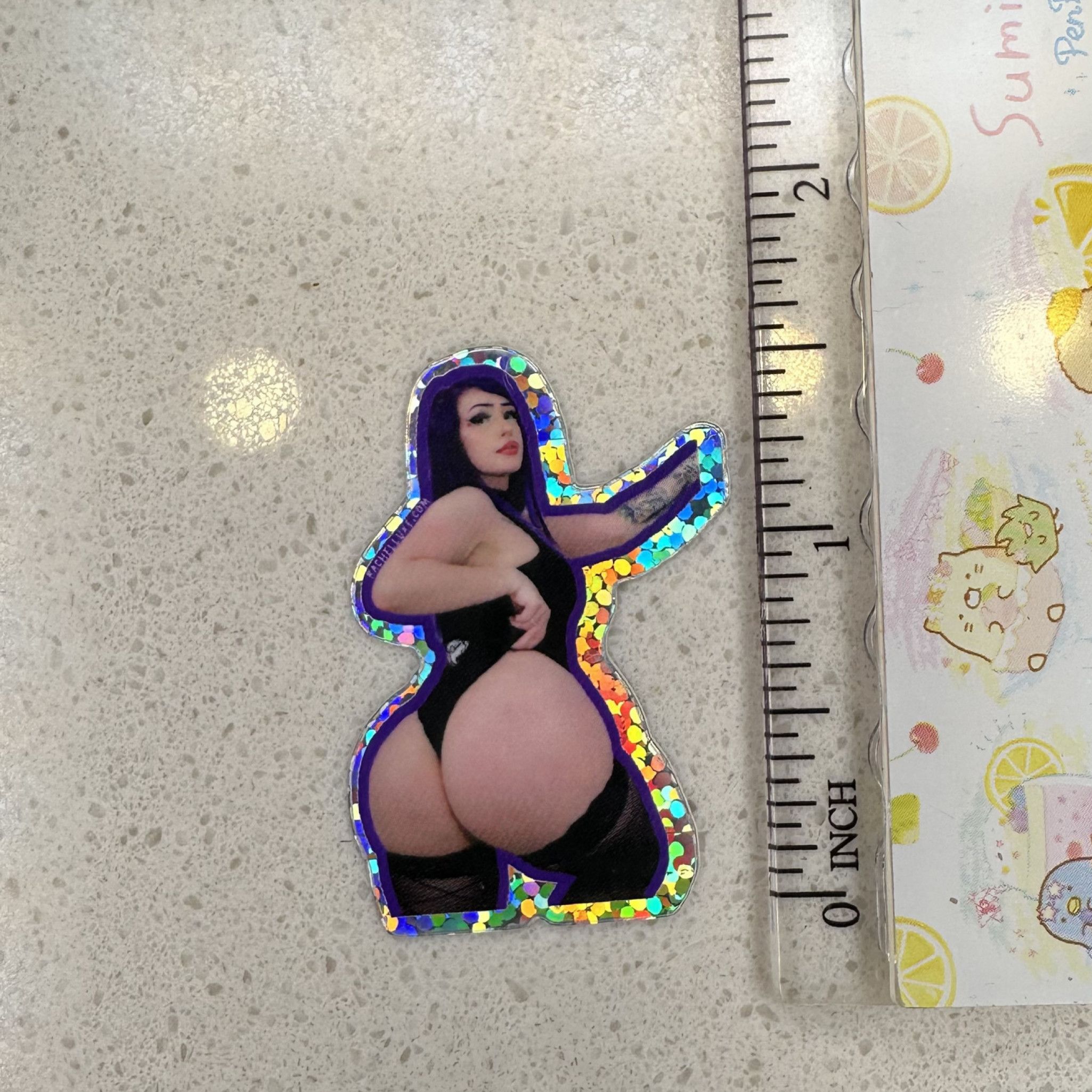 Rachel Luxe Sparkly sticker