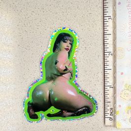 Rachel Luxe Pawg Glitter sticker