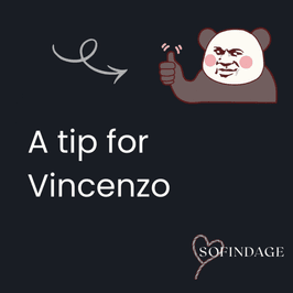 A tip for Vincenzo