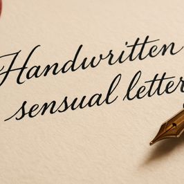 Handwritten sensual letter