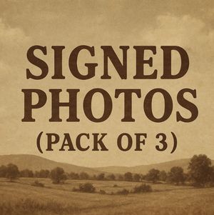 I am sending 3 photos of myself signed by me