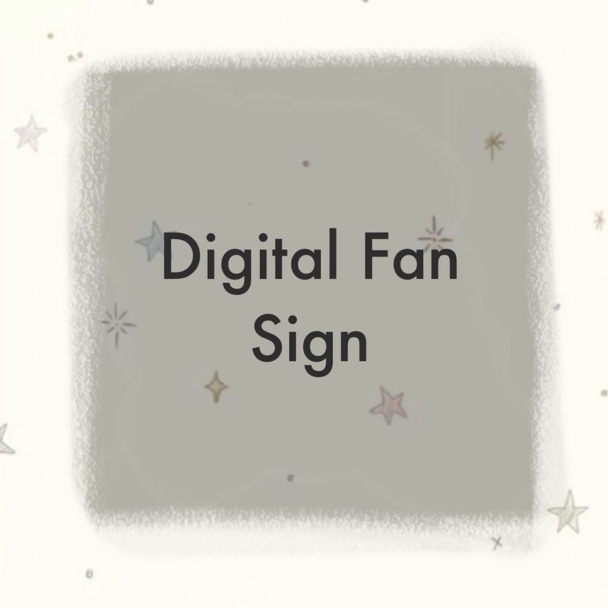 Digital Fan Sign