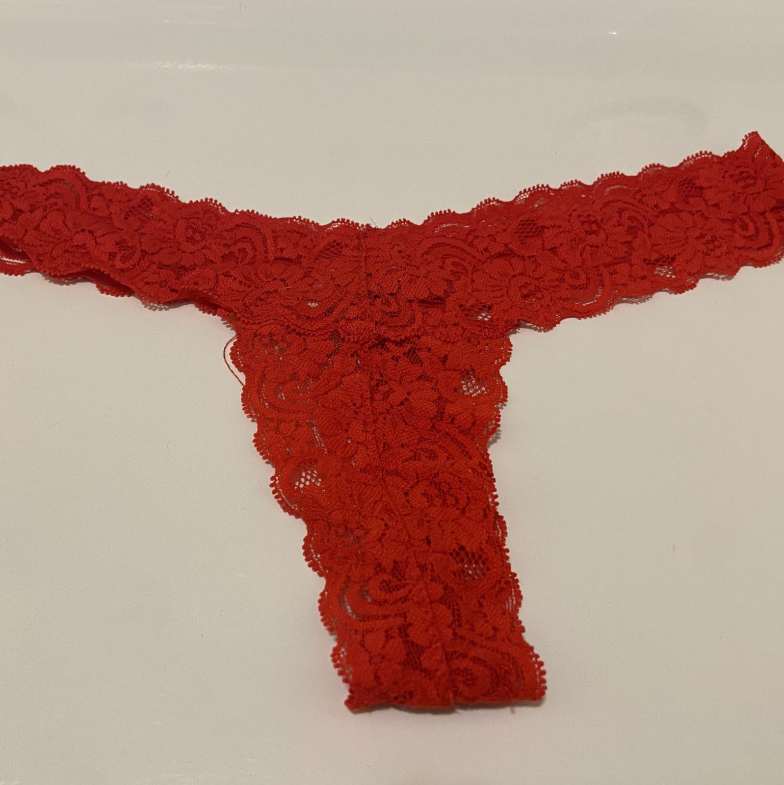 Worn Sexy Scented Lace Thong