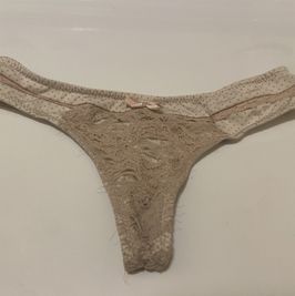 Tan Worn Smelly Thong