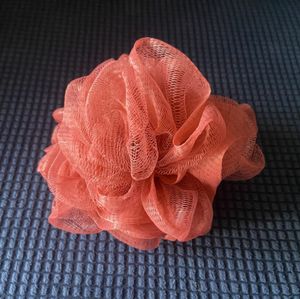 Used Loofah on Wet Body