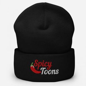 Spicy Toons Cuffed Beanie