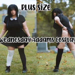 BBW HD Wednesday Addams Cosplay