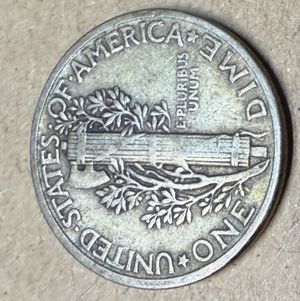 Authentic 90 Percent Silver Mercury Dime Circ  Collectible