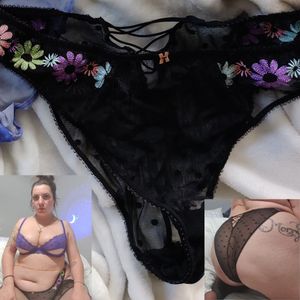Black lace with flowers Date Night specials
