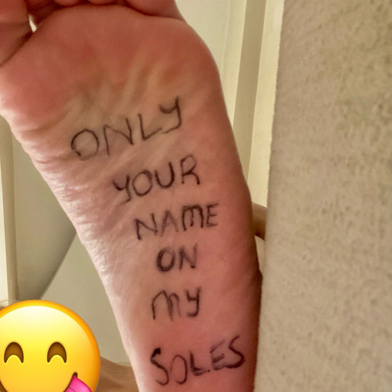 Your Name on My Sole