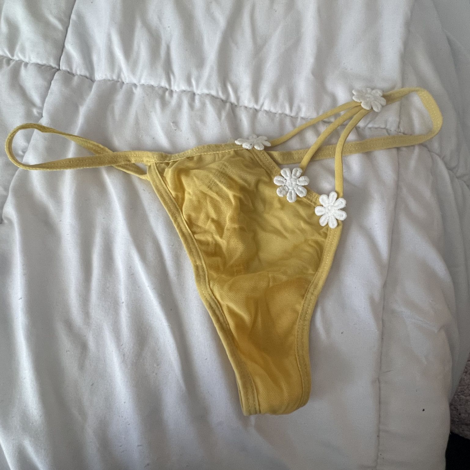 Yellow Sunflower Thong