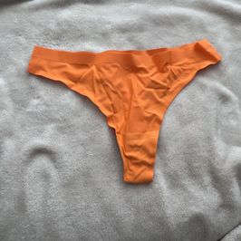 Orange Thong Panties