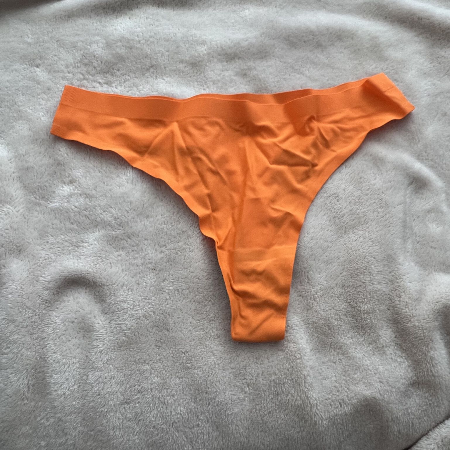 Orange Thong Panties