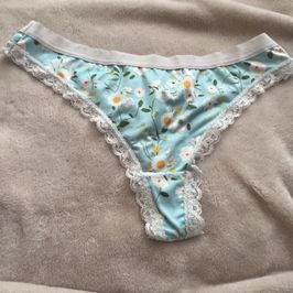 Blue Sunflower Thong