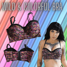 My Bold Colorful Bra