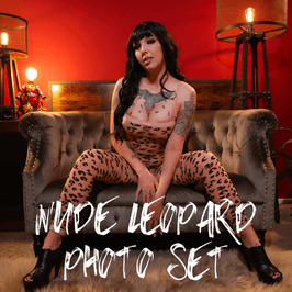 Leopard Nylon Nude Photo Set
