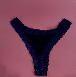 Dark Blue Thong