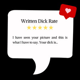 Dick Rate with Custom Add On