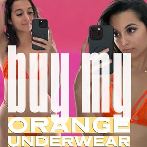 Orange Bra And Panties 1