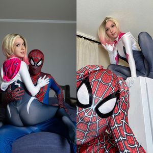 Gwen Stacy and Spider Man
