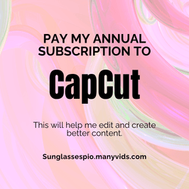 CapCut for a year !!