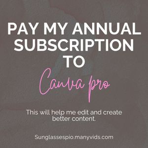 Canva Pro for a year !