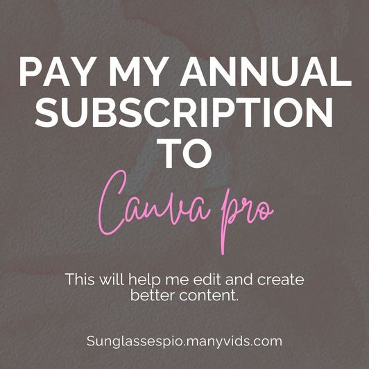 Canva Pro for a year !