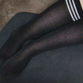 Black high socks