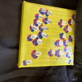 Mushies are Cute hand painted by Suzy Wylde