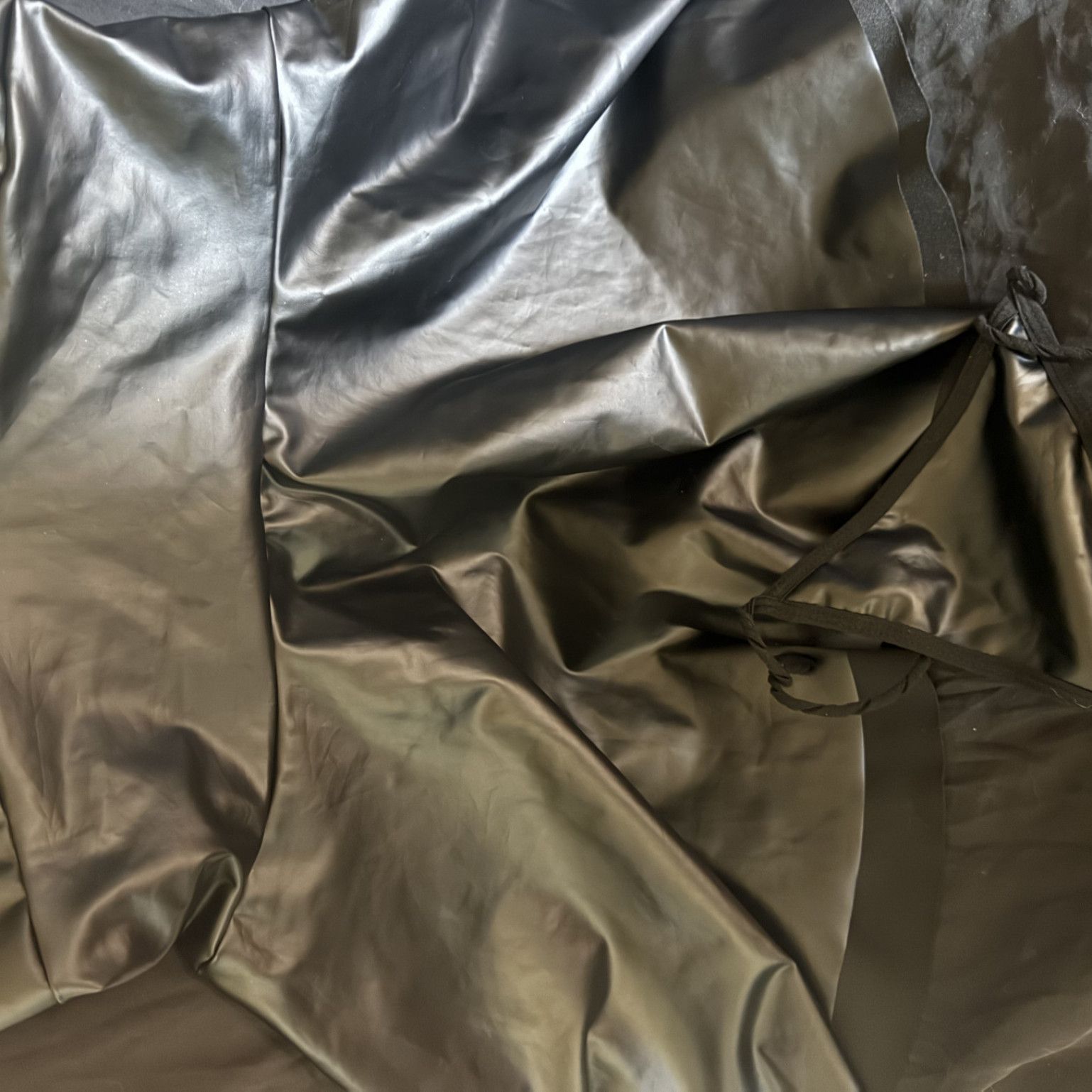 Vinyl Like Mini Dress Size Sexy