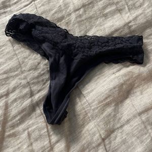 black thong panties