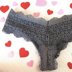 After Hours BlueGrey Lace Thong