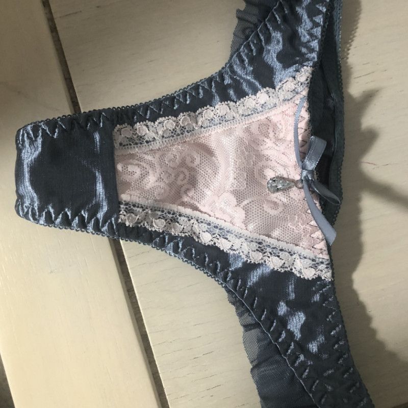 Pretty Silky Pink and Blue Thong