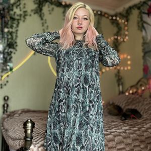 Green Snake Dress