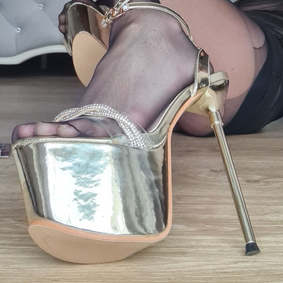 Golden heels