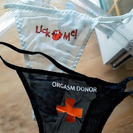 Set plus custom wearing them