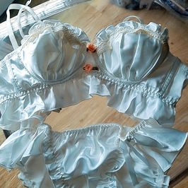 Silk babydoll set