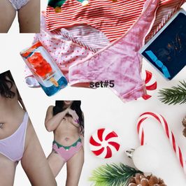 3 panties  custom card sweets