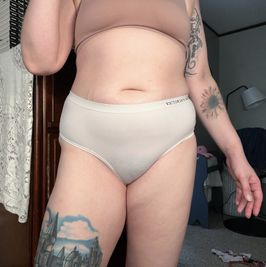 White Victorias Secret panties