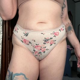 Floral granny panty