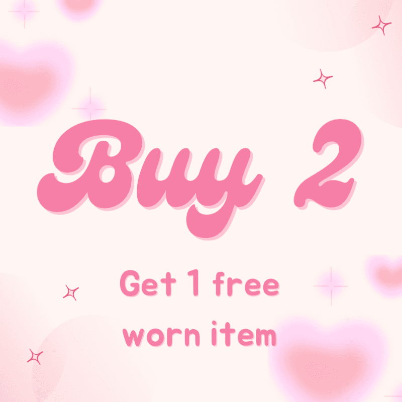 Buy 2 get 1 free worn item