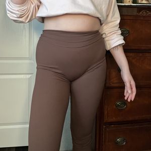 Brown leggings